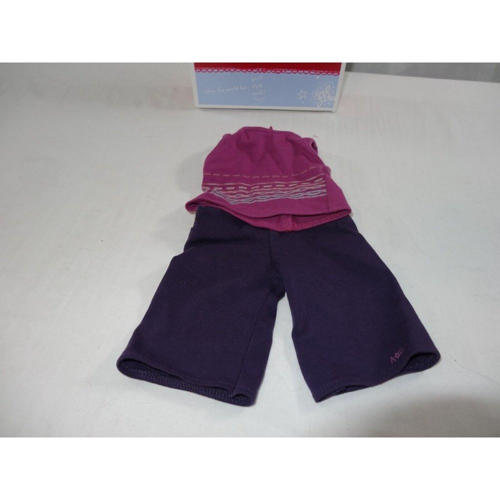 American Girl Doll YOGA GEAR Top & Bottom + Box Retired 2009-2012